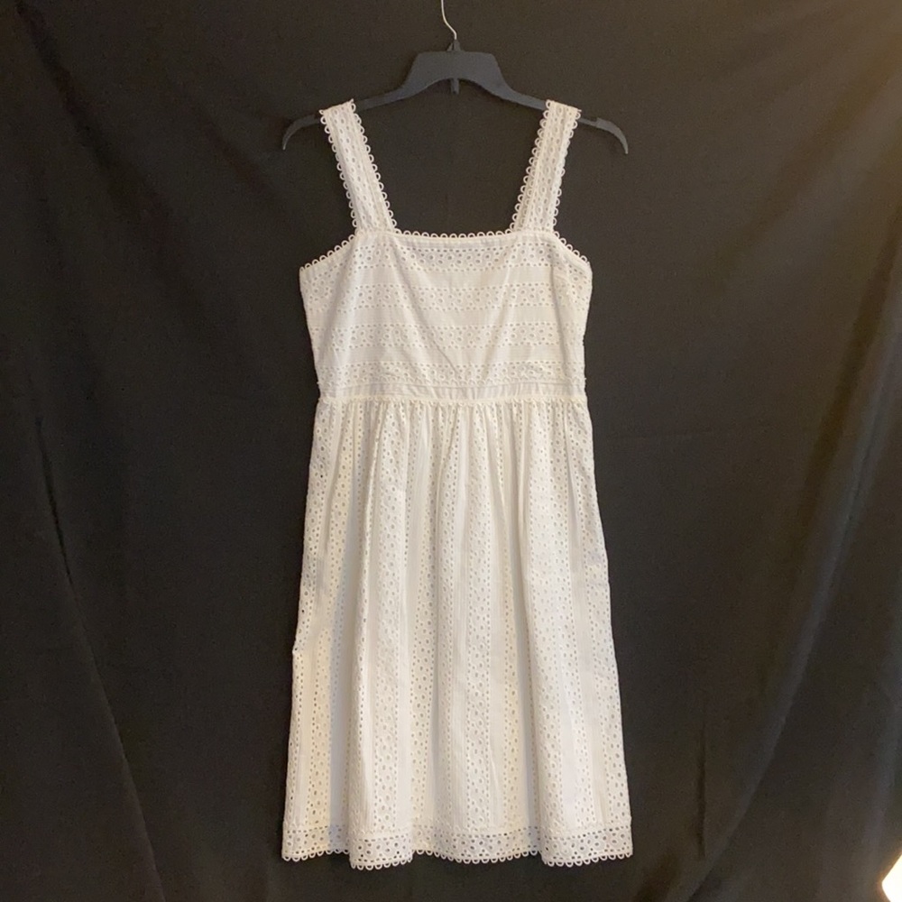 Chelsea and Violet White Eyelet Sun Dress
